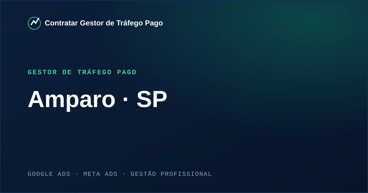 Gestor de Tráfego Pago em Amparo - SP