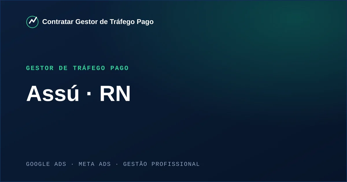 Gestor de Tráfego Pago em Assú - RN