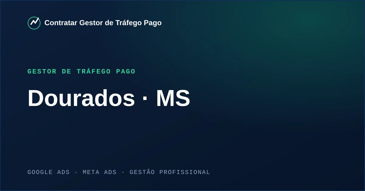 Gestor de Tráfego Pago em Dourados - MS