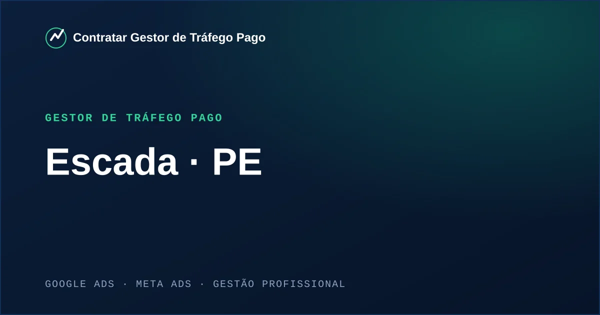 Gestor de Tráfego Pago em Escada - PE