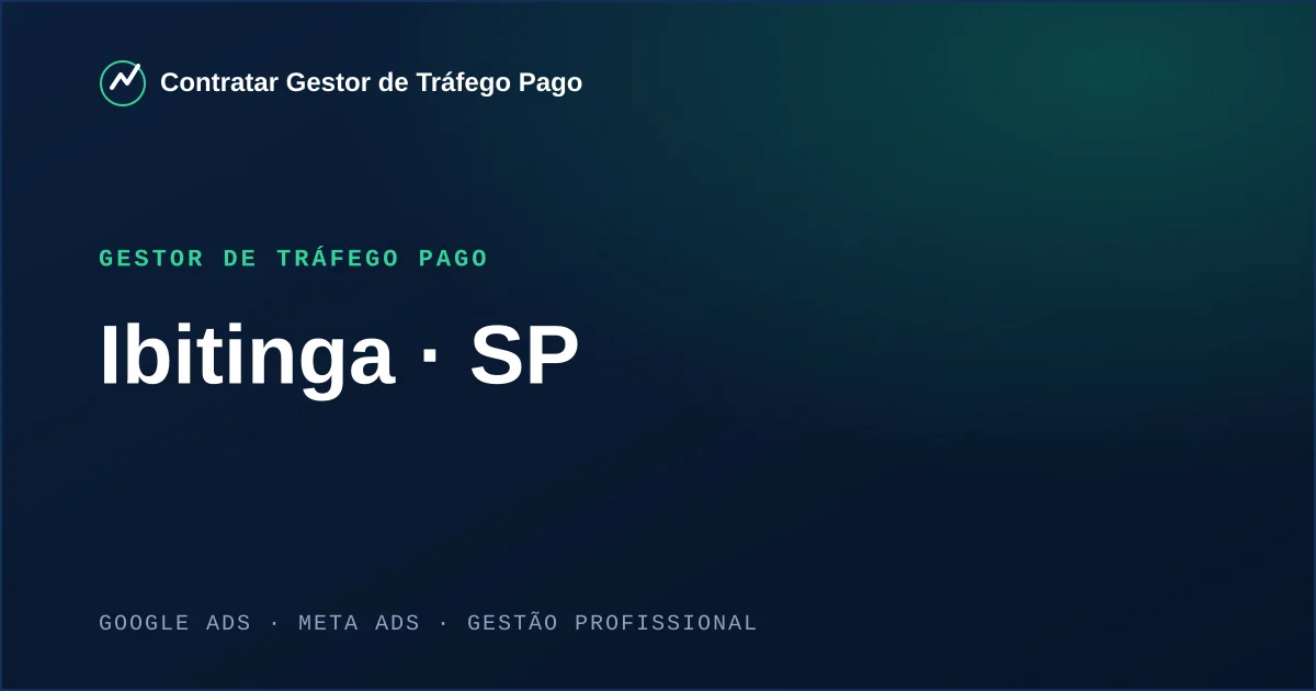 Gestor de Tráfego Pago em Ibitinga - SP