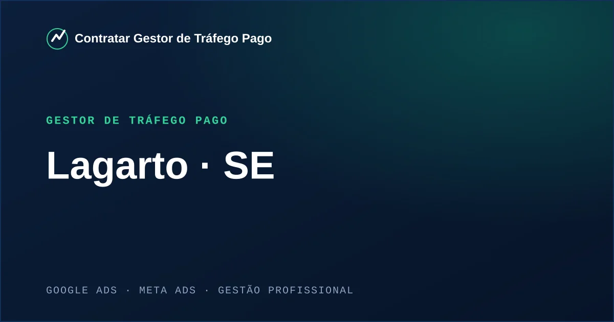 Gestor de Tráfego Pago em Lagarto - SE