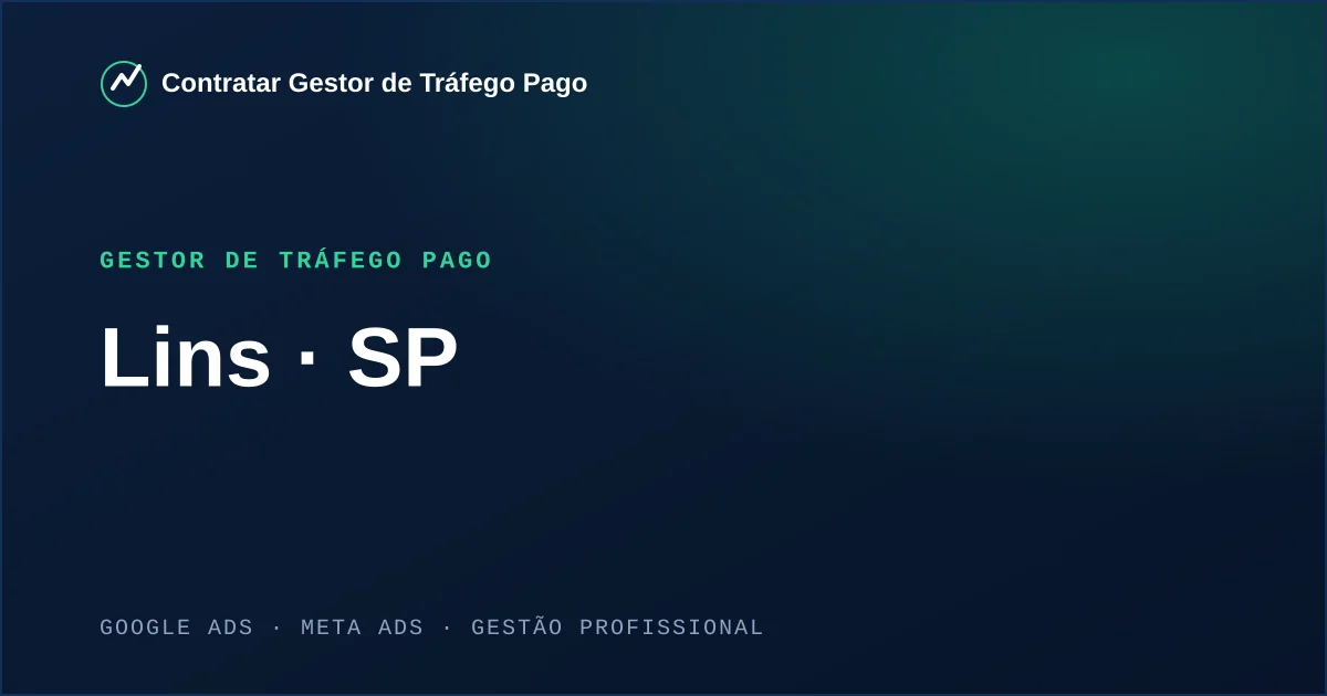 Gestor de Tráfego Pago em Lins - SP
