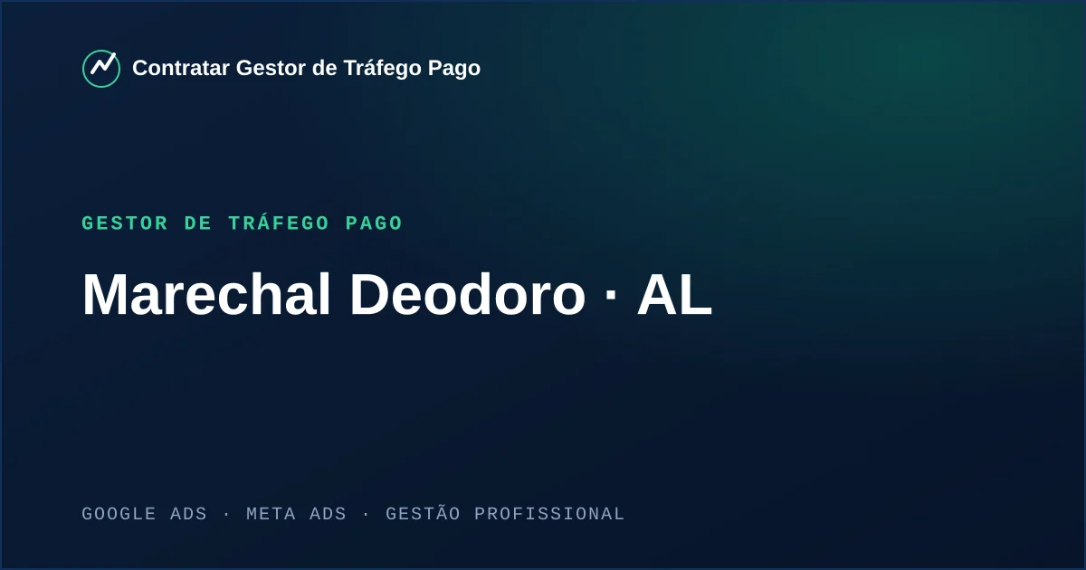 Gestor de Tráfego Pago em Marechal Deodoro - AL