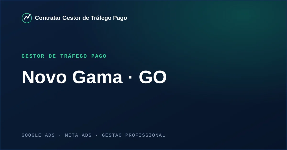 Gestor de Tráfego Pago em Novo Gama - GO