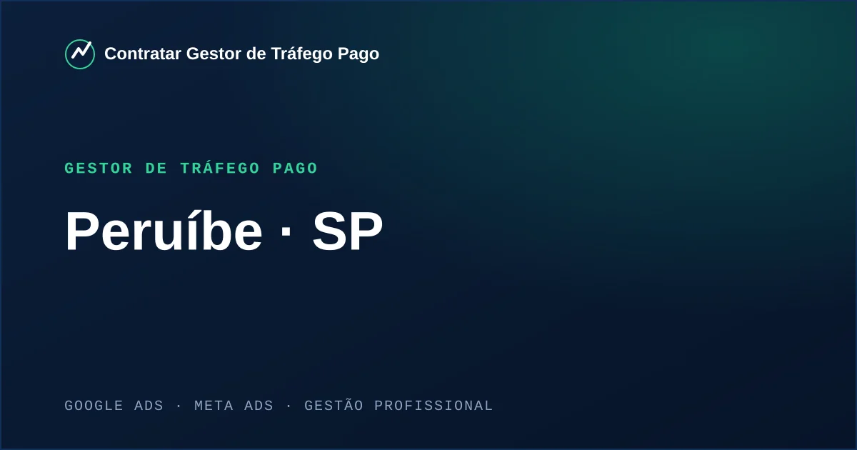 Gestor de Tráfego Pago em Peruíbe - SP