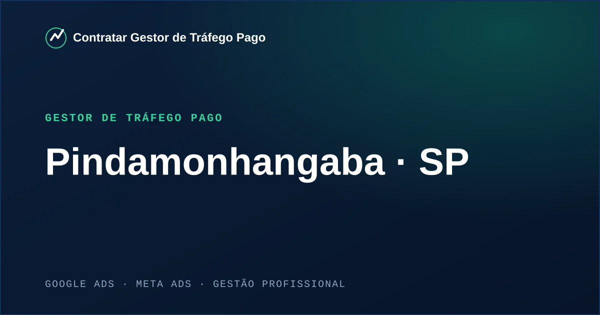 Gestor de Tráfego Pago em Pindamonhangaba - SP