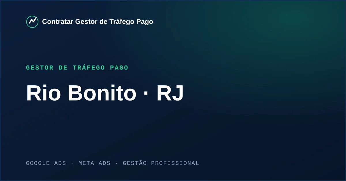 Gestor de Tráfego Pago em Rio Bonito - RJ