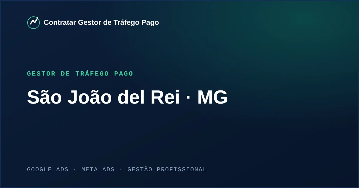 Gestor de Tráfego Pago em São João del Rei - MG