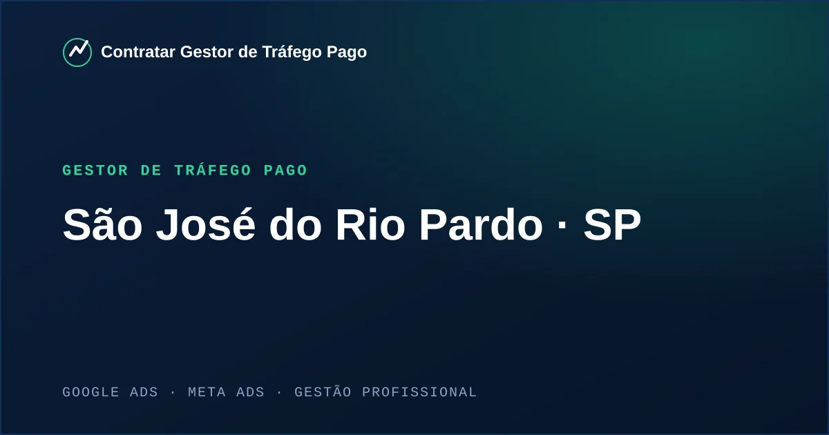 Gestor de Tráfego Pago em São José do Rio Pardo - SP
