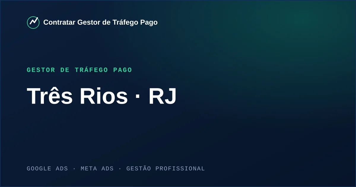 Gestor de Tráfego Pago em Três Rios - RJ