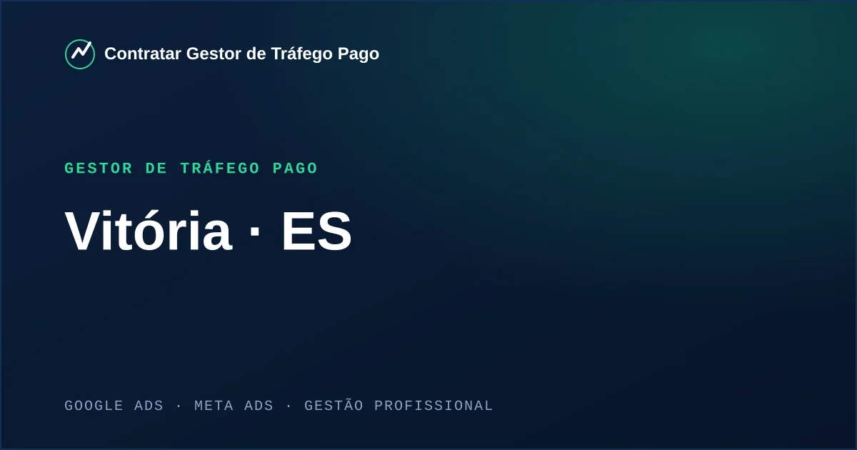 Gestor de Tráfego Pago em Vitória - ES