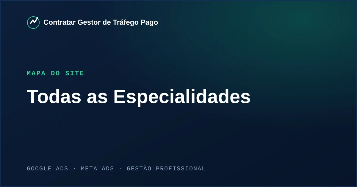 Todas as Especialidades