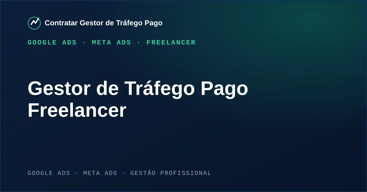 Gestor de Tráfego Pago Freelancer